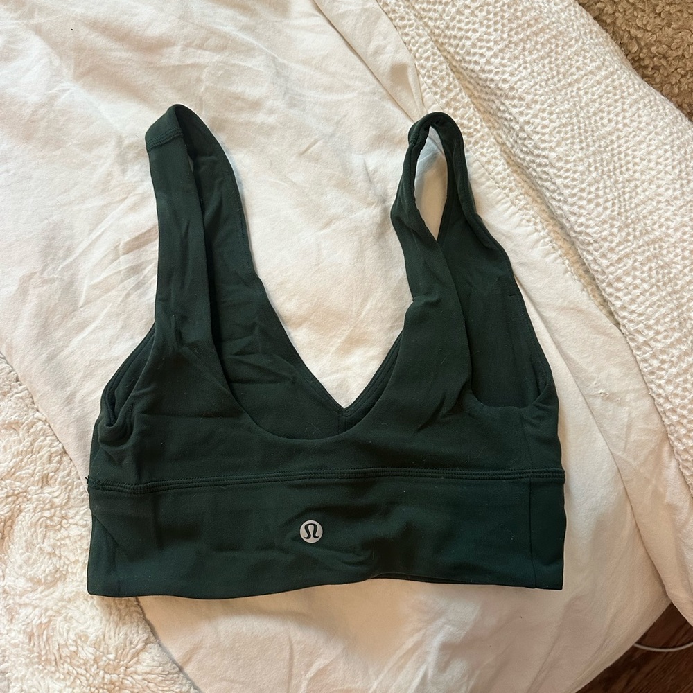lululemon athletica Dark Green Sports Bra